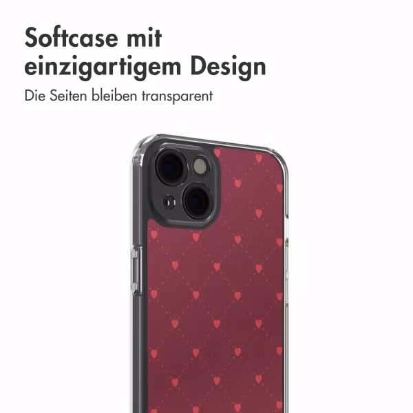 imoshion Design Hülle Apple iPhone 13 - Crush Check Coral Dust