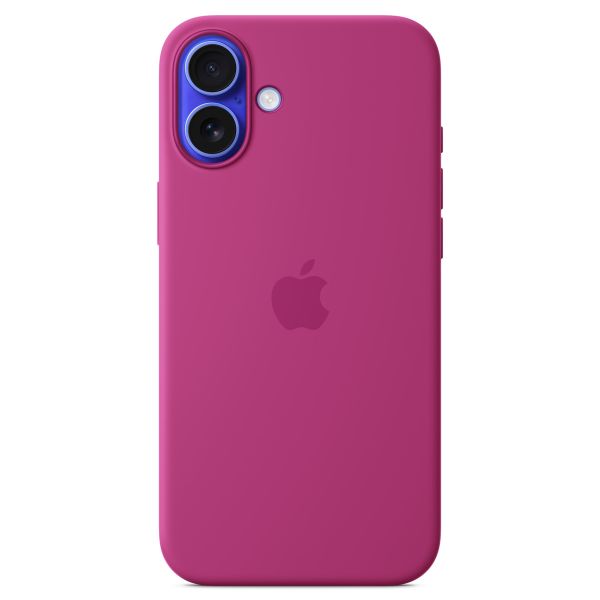 Apple Silikon-Case MagSafe für das iPhone 16 Plus - Fuchsia