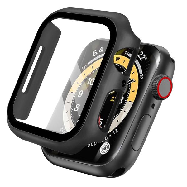 imoshion Full Cover Hard Case für Apple Watch Series 7 / 8 / 9 - 45 mm - Schwarz