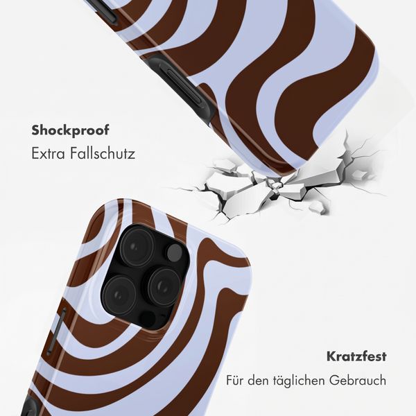 Selencia Vivid Rückabdeckung mit MagSafe Apple iPhone 16 Pro Max - Dream Swirl Chocolate