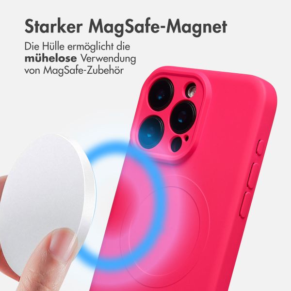 imoshion Color Back Cover mit MagSafe Apple iPhone 15 Pro Max - Neon Pink