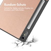 imoshion Trifold Klapphülle für das Lenovo Tab P12 - Rosé Gold