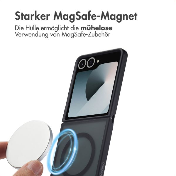 imoshion Color Guard Back Cover mit MagSafe Samsung Galaxy Z Flip 7 - Schwarz