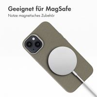 Accezz Mesh Backcover mit MagSafe Apple iPhone 15 - Dunkelgrau