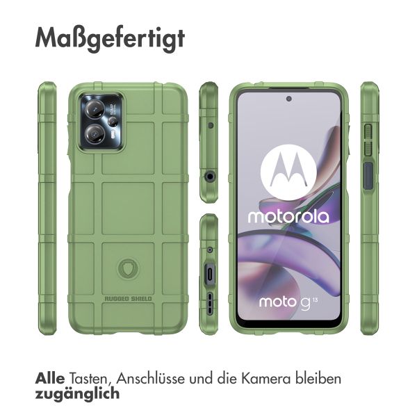 imoshion Rugged Shield Backcover für das Motorola Moto G13 - Grün