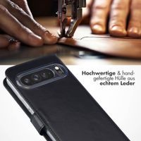 Selencia Echtleder Klapphülle Google Pixel 9 Pro XL - Schwarz