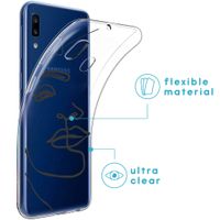 imoshion Design Hülle Galaxy A20e - Abstraktes Gesicht - Schwarz