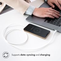 Accezz Wand-Ladegerät mit MFI-zertifiziertem Lightning- auf USB-C-Kabel - 20 Watt - 1 m - Weiß