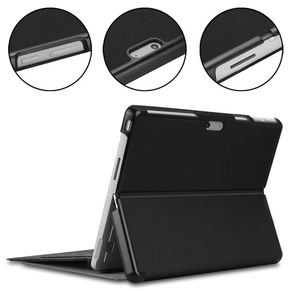 imoshion Trifold Klapphülle für das Microsoft Surface Pro 9 / Pro 10 / Pro 11 - Schwarz