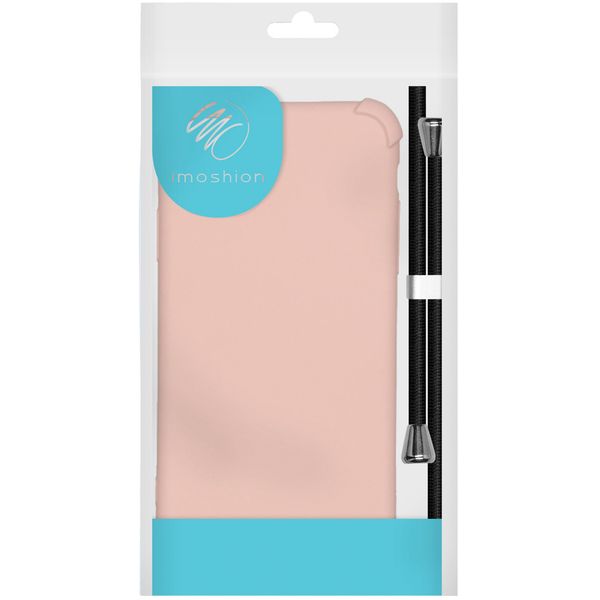 imoshion Color Backcover mit Band iPhone 12 (Pro) - Rosa