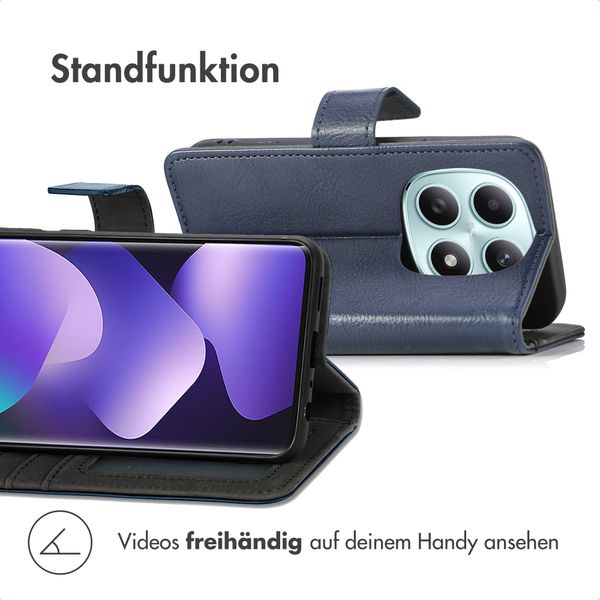 imoshion Luxuriöse Klapphülle Xiaomi Redmi Note 15 (5G) - Dunkelblau