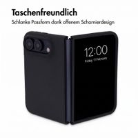 Accezz Liquid Silikoncase mit MagSafe Apple iPhone Duo - Schwarz