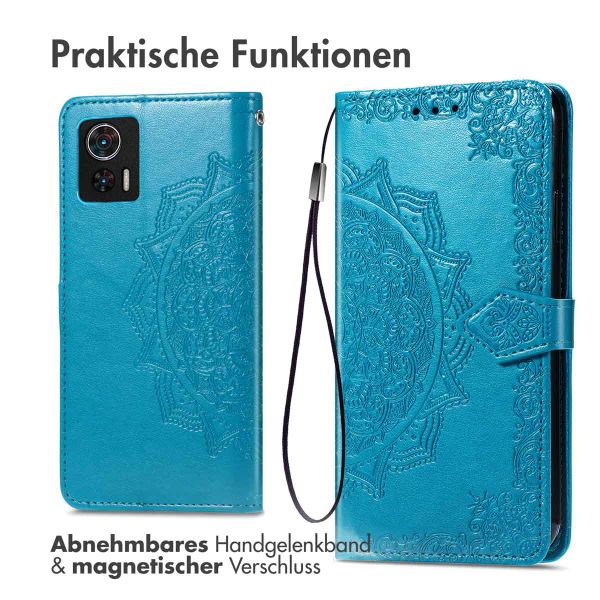 imoshion Mandala Klapphülle Motorola Edge 30 Neo - Türkis