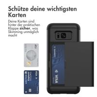 imoshion Backcover mit Kartenfach für das Samsung Galaxy S8 - Schwarz