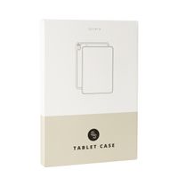 Selencia Sabi Klapphülle mit Leopardenmuster Samsung Galaxy Tab S11 - Soft Ivory