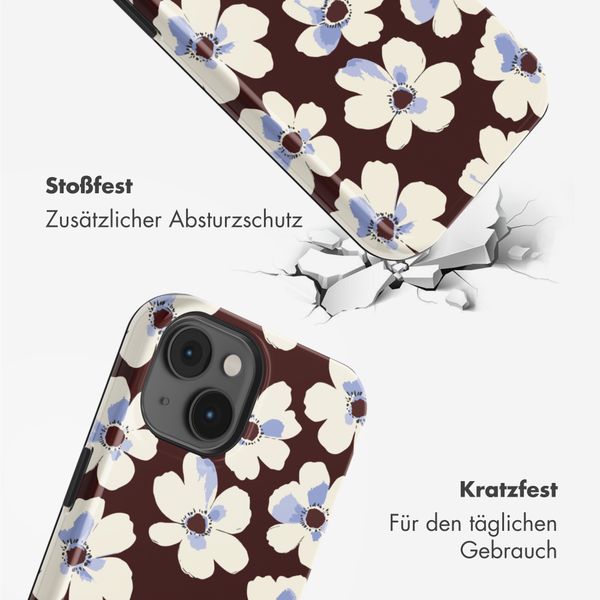Selencia Vivid Rückabdeckung mit MagSafe Apple iPhone 14 - Choco Flower Pop
