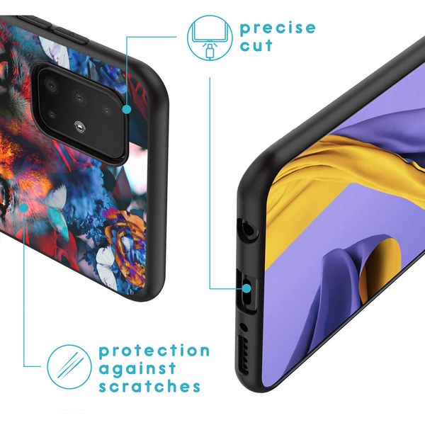 imoshion Design Hülle Samsung Galaxy A51 - Dschungel - Löwe