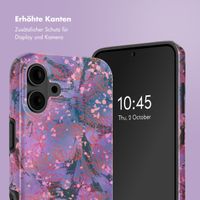 Selencia Vivid Rückabdeckung mit MagSafe iPhone 16 - Fresh Paint Flower Orange