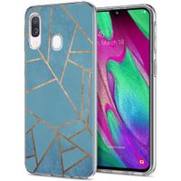 imoshion Design Hülle für das Samsung Galaxy A20e - Blue Graphic