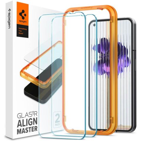 Spigen GLAStR Fit Displayschutzfolie + Applicator 2-pack für das Nothing Phone (2)