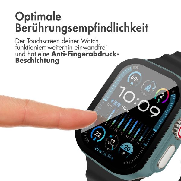 imoshion Full Cover Hard Case Apple Watch Ultra / Ultra 2 / Ultra 3 - 49 mm - Dunkelgrün