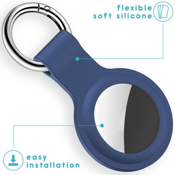 imoshion ﻿Liquid Silicone Keychain Case Apple AirTag - Blau