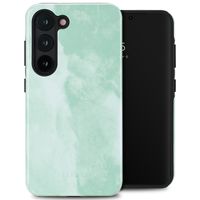 Selencia Vivid Backcover Samsung Galaxy S23 - Marble Grayed Jade