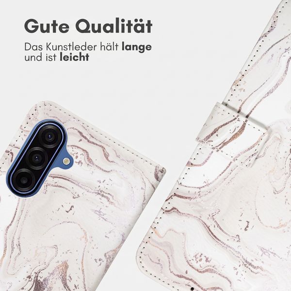 imoshion Design Klapphülle Samsung Galaxy A17 (5G) / (4G) - Sandy Marble