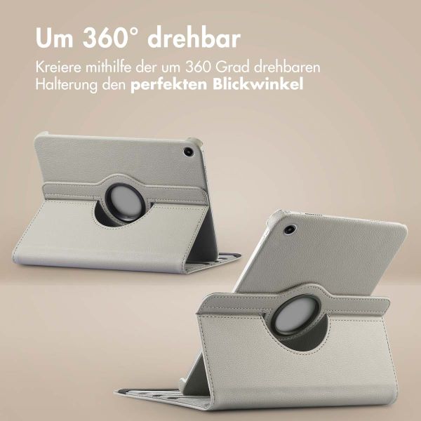 imoshion 360° drehbare Klapphülle Samsung Galaxy Tab A11 Plus / A9 Plus - Grau