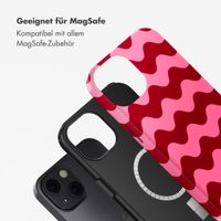 Selencia Vivid Tough Back Cover mit MagSafe für das iPhone 13 - Wave Vibes Lipstick