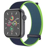 imoshion Nylonarmband für das  Apple Watch Series 1 t/m 9 / SE (38/40/41 mm) | Series 10 / 11 (42 mm) - Lime