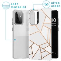 imoshion Design Hülle für das Samsung Galaxy A72 - White Graphic