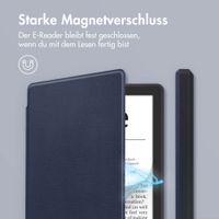 imoshion Slim Soft Case Klapphülle Pocketbook Verse / Verse Pro / Verse Pro Color / Vivlio Light / Light HD - Dunkelblau