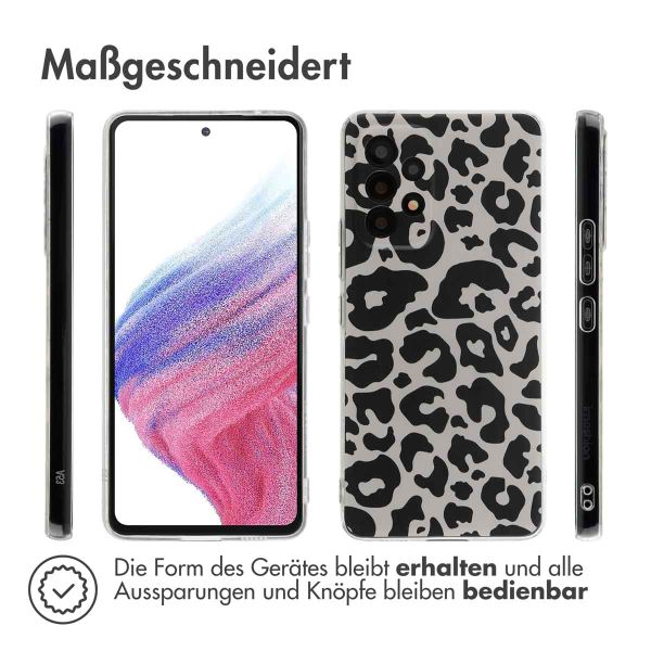 imoshion Design Hülle für das Samsung Galaxy A53 - Leopard Transparent