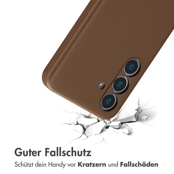 Accezz MagSafe Leather Backcover Samsung Galaxy S25 - Kaffeebraun