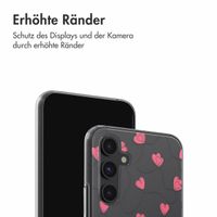 imoshion  Design Hülle für das Samsung Galaxy A54 - Dusty Rose Connected Hearts