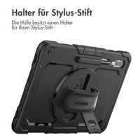 Accezz Robustes Back Cover mit Schultergurt Samsung Galaxy Tab S10 Ultra / Tab S9 Ultra - Schwarz