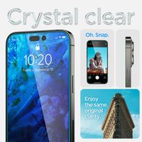 Spigen GLAStR Fit Displayschutzfolie  + Applicator 2-pack für das Apple iPhone 14 Pro Max