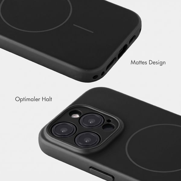Accezz Grip Backcover mit MagSafe Apple iPhone 15 Pro - Schwarz