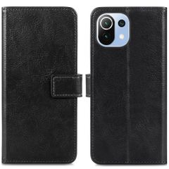 imoshion Luxuriöse Klapphülle Xiaomi Mi 11 Lite (5G/4G) / 11 Lite 5G NE - Schwarz