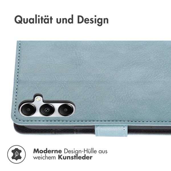 imoshion Luxuriöse Klapphülle Samsung Galaxy S25 Plus - Hellblau