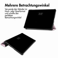 imoshion Design Trifold Klaphülle Samsung Galaxy Tab S9 11.0 Zoll / S10 Lite / S10 FE / S9 FE 10.9 Zoll - Happy Dots