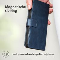 imoshion Luxuriöse Klapphülle Oppo A53 / Oppo A53s - Dunkelblau