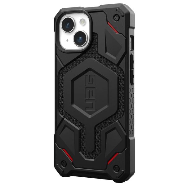 UAG Monarch Pro Backcover für das iPhone 15 - Kevlar Black