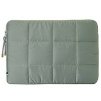 Selencia Puffy Laptop Hülle 15-16 Zoll - Laptop Sleeve - Sage Green