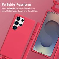 imoshion Color Backcover mit abnehmbarem Handykette und MagSafe Samsung Galaxy S25 Ultra - Red Raspberry