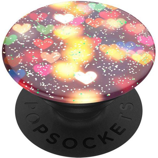 PopSockets PopGrip - Abnehmbar - Glitter Bokeh Hearts