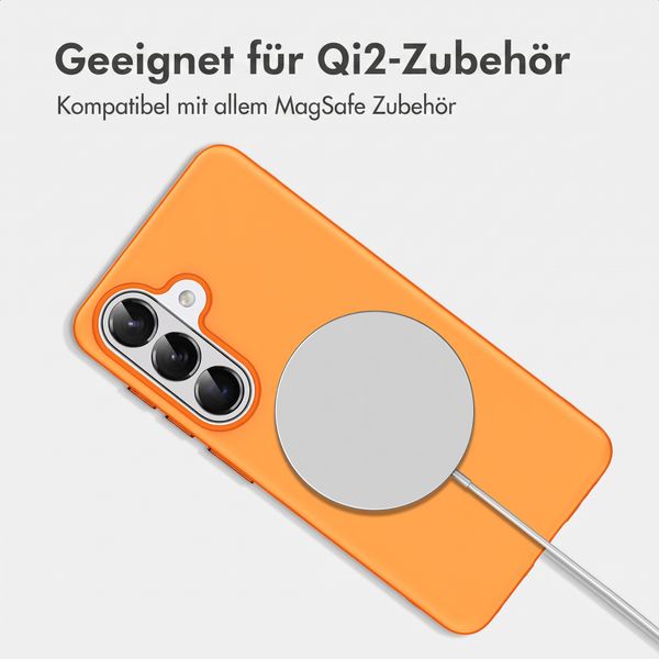 imoshion Color Backcover mit Thin MagSafe Ring Samsung Galaxy S26 - Orange