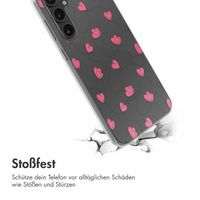 imoshion  Design Hülle für das Samsung Galaxy S23 FE - Dusty Rose Connected Hearts