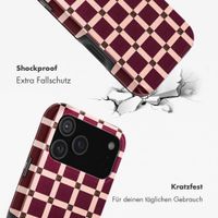 Selencia Vivid Rückabdeckung mit MagSafe Apple iPhone 18 Pro / 17 Pro - Check This Burgundy